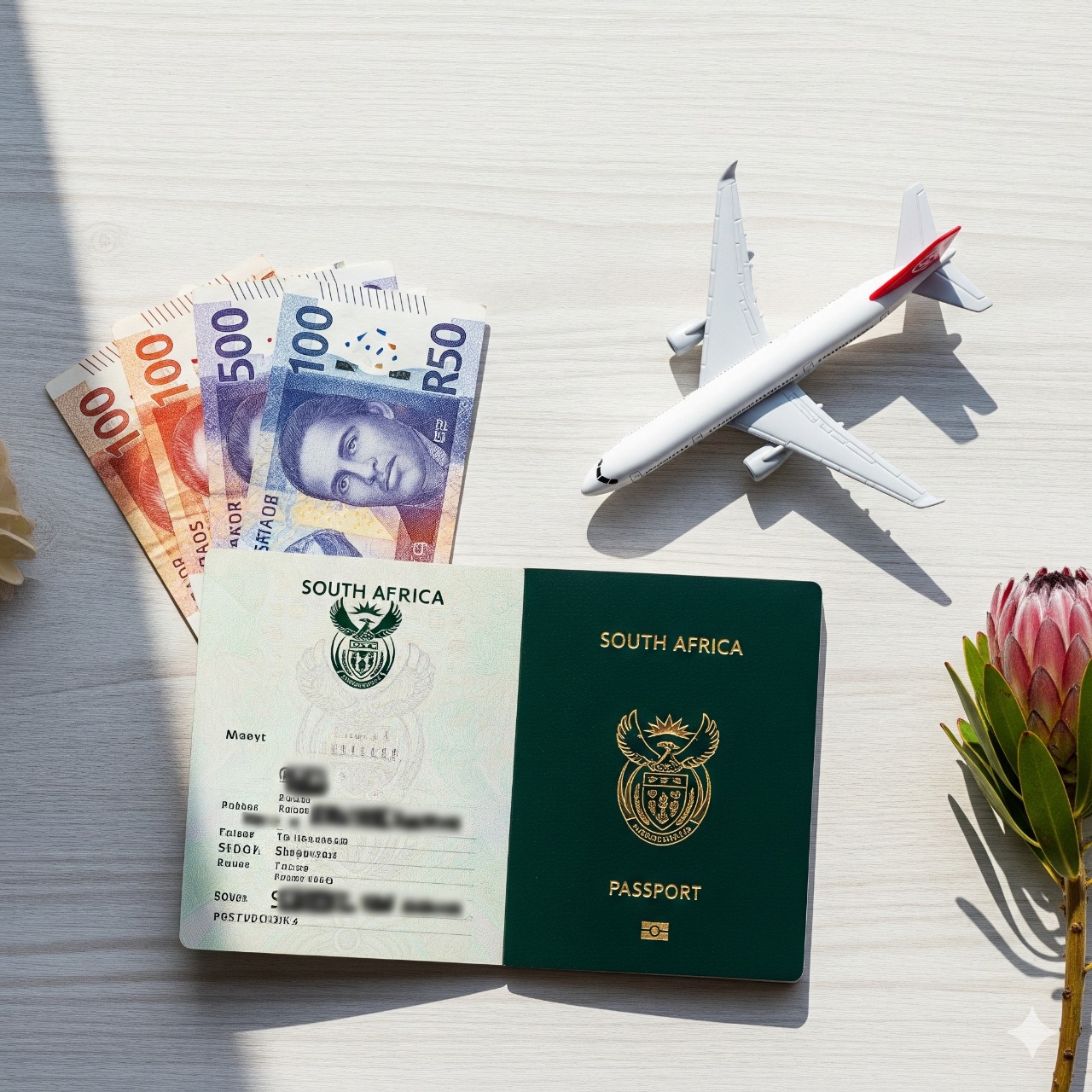 Suitcases on a luggage carousel at an airport.