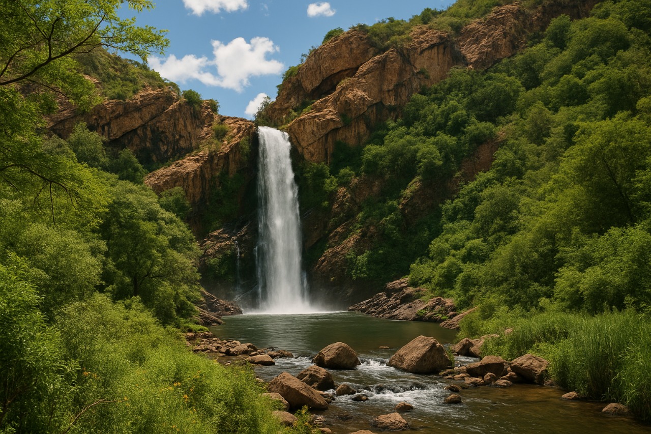 Walter Sisulu Botanical Gardens waterfall
